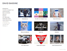 Tablet Screenshot of davidbassine.com